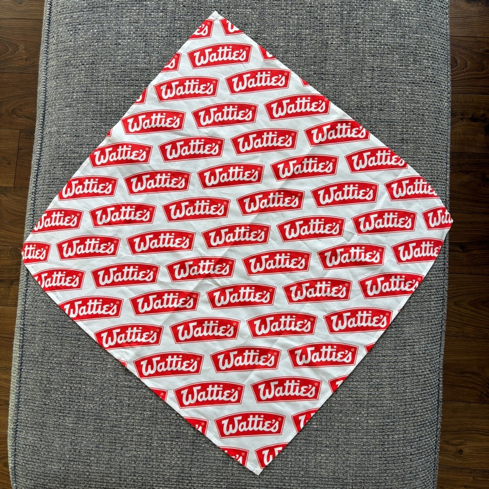 Wattie’s Brand Scarf Handkerchief Never Used Vintage Square Scarf Bandana